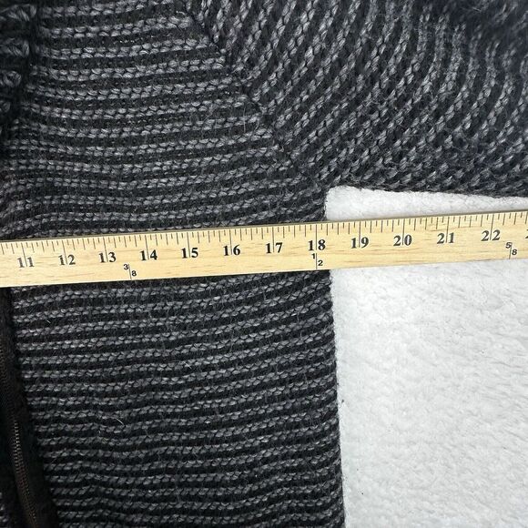 Elisabetta Collection Zip Cardigan Sweater Gray Wool Alpaca Blend Italy S/M - Picture 10 of 15